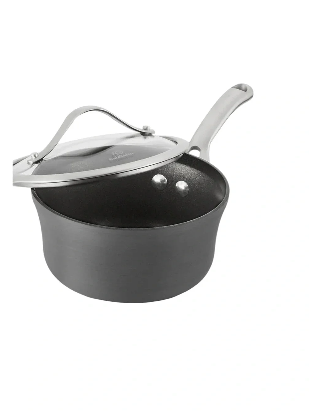NWT Calphalon 1.5 quart Nonstick Saucepan w lid dishwasher/oven safe retail $89